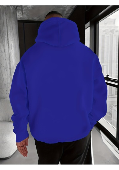 Uyguntarz Unisex Monaco Racing Club Baskılı Tasarım Oversize Sweatshirt Mavi