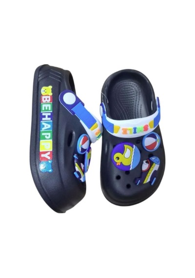 Calx Erkek Bebek-çocuk Figürlü Kaydırmaz Taban Terlik Sandalet Bnt9046 Siyah