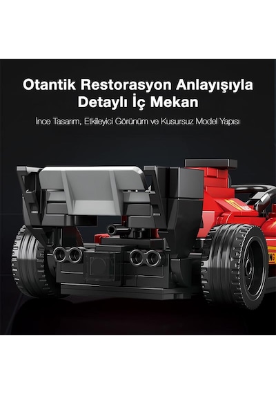 Reobrix Technic 663 Ferrari Formula F1 Yarış Arabası Yaratıcı Yapı Blok Seti Building Blocks - 245 Parça