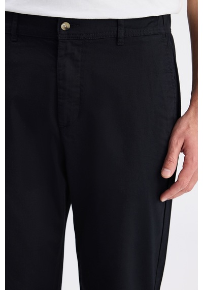 D's Damat Ds Damat Comfort Fit Siyah Gabardin Chino Pantolon 6hcc3ı303778m 001