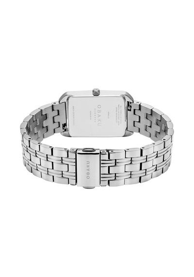 Obaku Denmark V293lxcısc Quartz Çelik Gri Safir Cam 24 Mm Kadın Kol Saati Gri