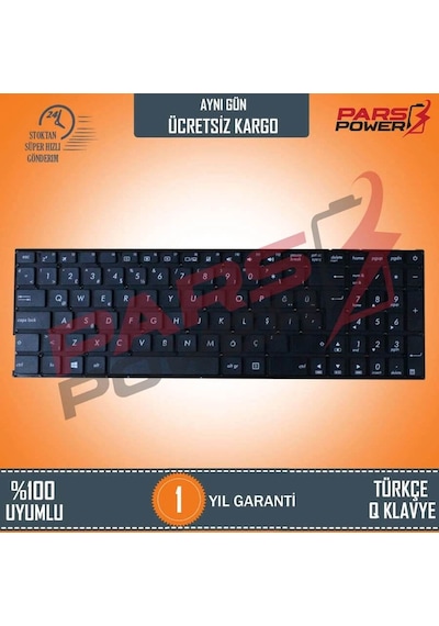 Asus Uyumlu X542Ur-Gq276. X542Ur-Dm399 Notebook Klavye Siyah Tr