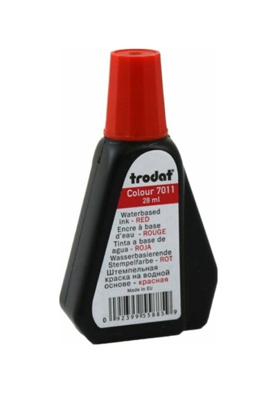 Trodat 7011 Kaşe Mürekkebi - Kırmızı