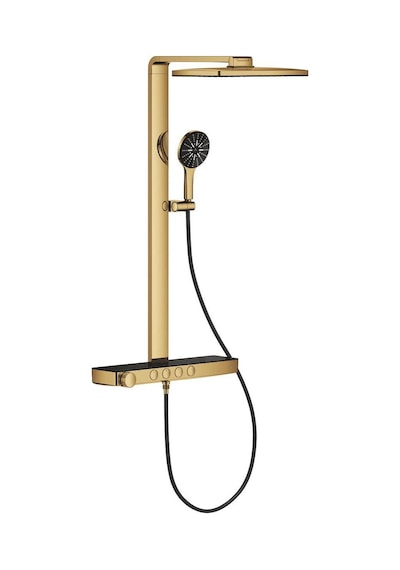 Grohe Rainshower Aqua Pure Duvara Monte Termostatlı Duş Sistemi - 100961gl00 Altın