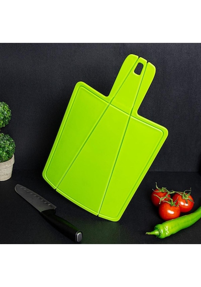 Katlanabilir Kesme Panosu Katlanabilir Kesme Tahtası Kullanışlı Pratik Plastik Yeşil Diğer