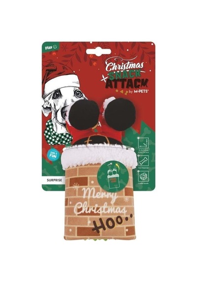 M-pets Christmas Sürpriz Ödül Hazneli Peluş Köpek Oyuncağı