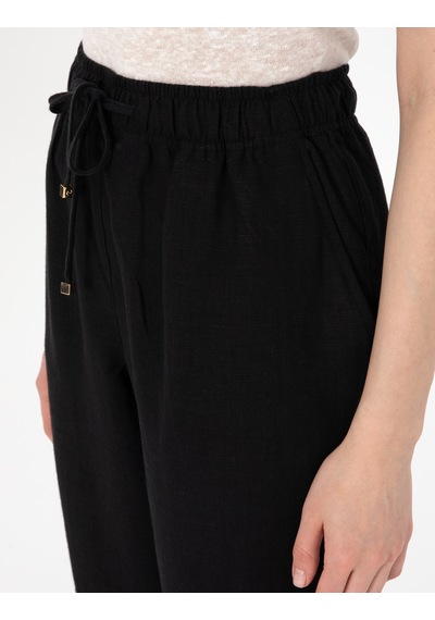 Pierre Cardin Kadın Siyah Pantolon Kanvas-chino 50301256-vr046 Siyah