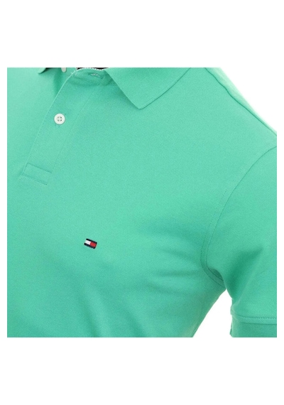 Tommy Hilfiger Polo Yaka Pike Erkek T-shirt Turkuaz