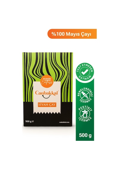 Canbakkal Siyah Çay İlk Sürgün Mayıs Çayı, Dökme Çay 500 G
