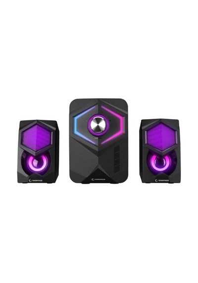Rampage Rms-175bt 2+1 5w-2 Bluetooth+usb-tf-fm Rainbow Aydınlatmalı Gaming Hoparlör