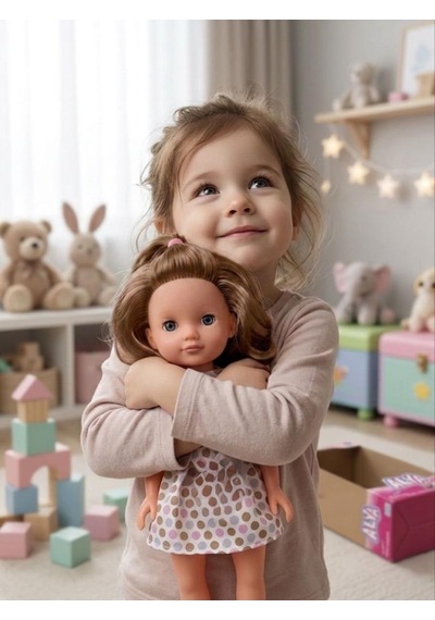 Alya Türkçe Konuşan Etkileşimli Eğitici Oyuncak Bebek 40 Cm Kafası Ve Kolları Et Bebek 15064434