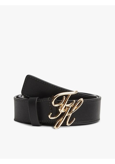 Tommy Hilfiger Th Scrıpt 3.0 Kadın Siyah Kemer - Aw0aw18568