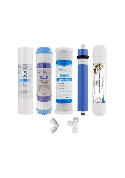 Açık Kasa Su Arıtma Cihazı 5li Filtre Seti Gaclı Standart Membran Set
