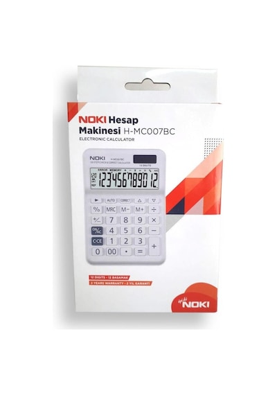 Noki H-MC007BC 12 Hane Hesap Makinesi