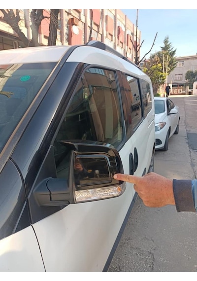 Doblo Yarasa Ayna Kapağı Çift Taraflı Bant Ile Kolayca Montaj