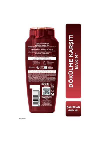 Komple Direnç Dökülme Karşıtı Şampuan 400ml X 2 Adet
