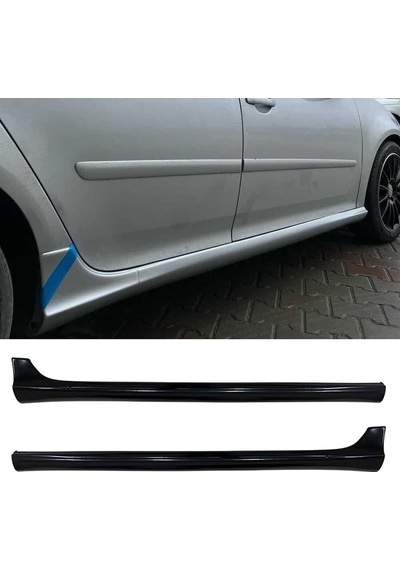 Vw Golf 5 Gtı Yan Marşpiyel Seti Mat Siyah Plastik 2 Adet 2003 2004 2005 2006 2007 2008 2009