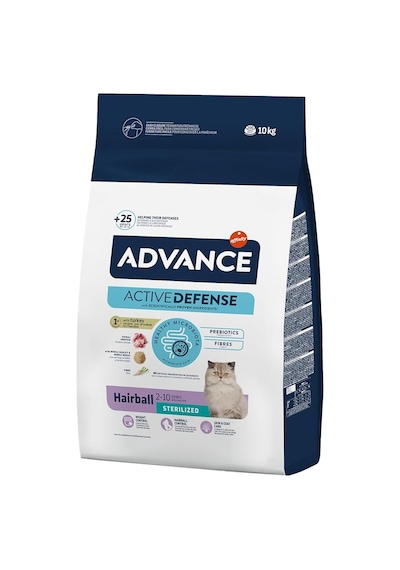 Advance Hairball Sterilised Hindi Etli Kısırlaştırılmış Yetişkin Kedi Maması 10 KG