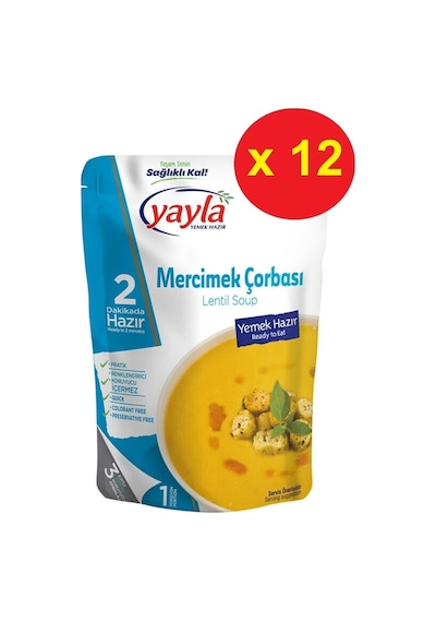 Yemek Mercimek Çorbası 250 Gr X 12 Adet - 322036835