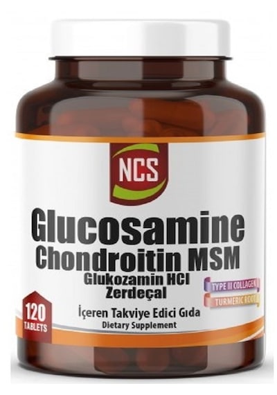 Ncs Glucosamine Chondroitin Msm Collagen 120 Tablets + Hap Kutusu