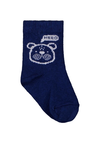 Civil Baby Hero Animal 3'lü 6- Bebek Erkek Çorap Set - Standart 6 Ay Standart