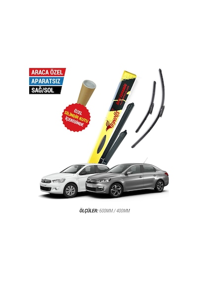 Inwells Citroen C - Elysee Muz Silecek Takımı 2012 - 2021