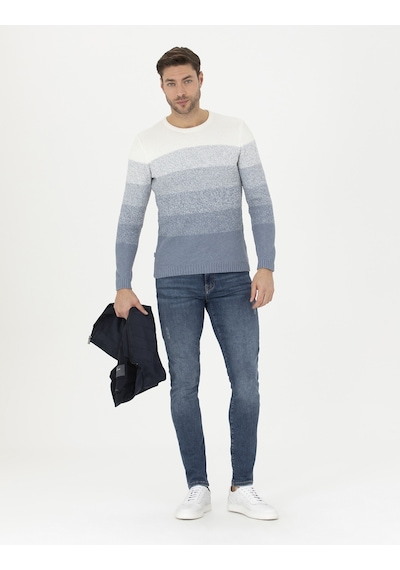 Pierre Cardin Erkek Koyu Mavi Triko Kazak 50278085-vr032 Koyu Mavi