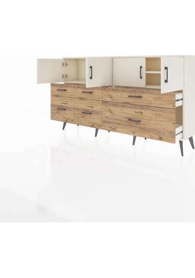 Arges Konsol 4 Raflı 6 Çekmeceli 4 Kapaklı 176x30x99 Aytaşı-aytaşı/çam Aytası/atlas Çam - Aytası Arges Konsol 4 Raflı 6 Çekmeceli 4 Kapaklı 176x30x99 Aytaşı-aytaşı/çam Aytası/atlas Çam - Aytası