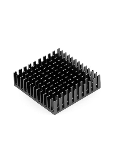Aluminyum Soğutucu 4x4cm 40x40mm 143 Kanat Pasif Radyatör Peltier Led Elektronik Devre Entegre Standart