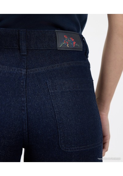 Yargıcı Geniş Düşük Bel Pantolon 26kkpn3066x 515 Mavi