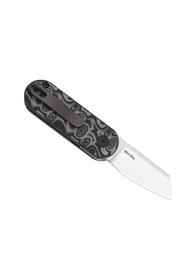 Kizer Mini Bay 14c28n Vortex Pattern Micarta Kizerv 2583a6 Kamp Çakısı Altın - Kahverengi