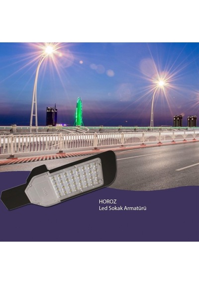 Horoz 50W Orlando-50 Led Sokak Armatürü 6400K - Orlando-Z 50