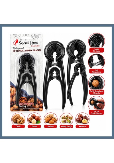 Buradabulabilirsin Fındık & Ceviz Kıracak 2pcs Bbz Çok Renkli