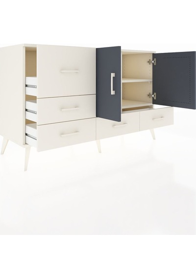 Hyperion Konsol 4 Raflı 5 Çekmeceli 2 Kapaklı 132x44x83 Aytaşı-antrasit/aytaşı Antrasit/aytaşı Hyperion Konsol 4 Raflı 5 Çekmeceli 2 Kapaklı 132x44x83 Aytaşı-antrasit/aytaşı Antrasit/aytaşı