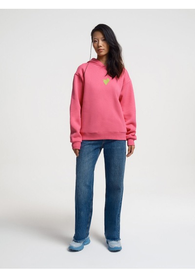 Loft Loose Fit Kadın Sweatshirt Fuşya