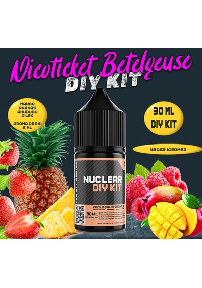 Nuclear 30 Ml Dıy Kit Nicoticket Gıda Aroması 6 Ml Aroma İçerir