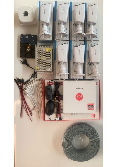 7 Kameralı Güvenlik Kamerası Seti - Kdj-7s-6al-kk-p-v1