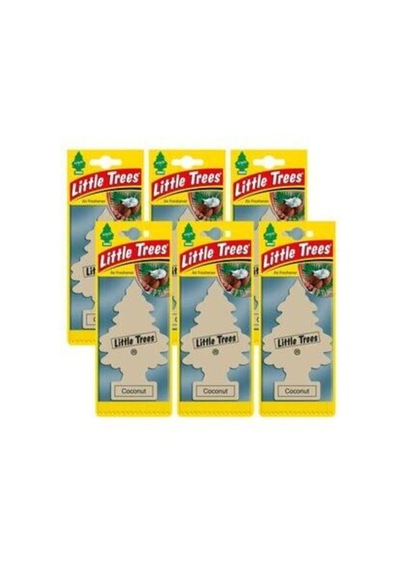 Little Trees Coconut Hindistan Cevizi Aromalı Oto Kokusu 6 Adet