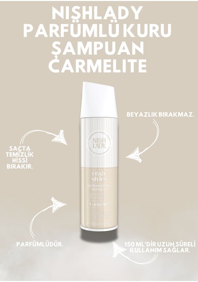 Nıshlady Parfümlü Kuru Şampuan Carmelıte 150 Ml