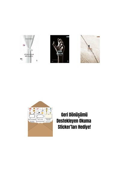 Güneş Kalır Bir Başına + Yarım Ağaçlar + Evvel + Okuma Sticker'ları
