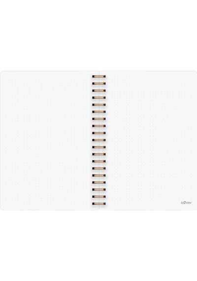 Noktalı Bullet Journal Pro Defter Rose Gold 17x24
