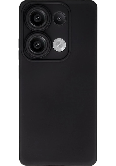 Gld-spt- Newface Xiaomi Redmi Note 13 4g Kılıf Nano İçi Kadife Silikon - Siyah