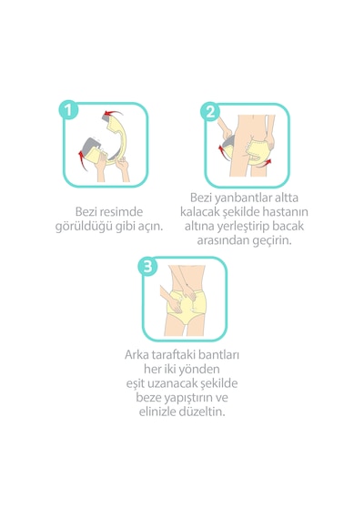 Sleepy Sensitive Antibakteriyel Süper Yetişkin Hasta Bezi Large 30x4 120 Adet L