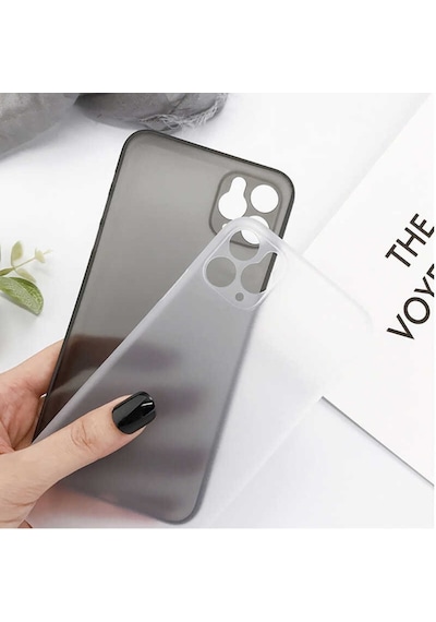 Apple Uyumlu iPhone 12 Pro Max Kılıf Zore Eko Pp Kapak-Renksiz