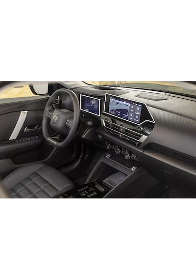 Citroen C4 X - C4 X Max Makyajlı 2025 Model 10" Multimedya Ve 7" Gösterge Uyumlu Nano Ekran Koruyucu
