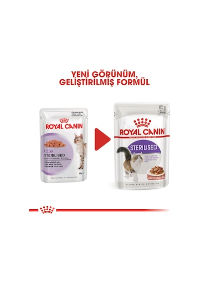 Royal Canin Sterilised Gravy Kısırlaştırılmış Yetişkin Kedi Konservesi 85 Gr X 12