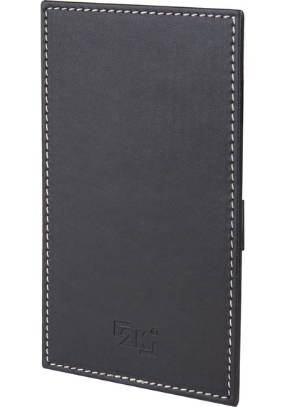 2K S.deri Kartlık Cüzdan Siyah Wallet And Card Holder Vegan 9x15,5 Cm. Black Siyah
