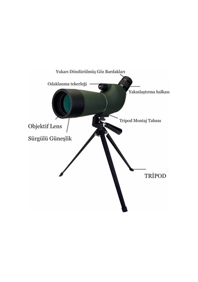 Sv28 75x Zoom Svbony Teleskop Monoküler Fmc Bak4 Su Geçirmez Doğa Kuş Gözlem Dürbün Teleskop Haki - 830337186