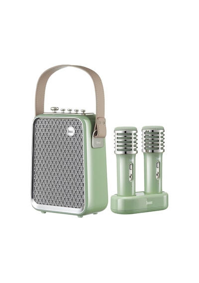 Divoom SongBird-HQ Çift Karaoke Mikrofonlu 6 Ses Efektli 50 W Taşınabilir Bluetooth Hoparlör