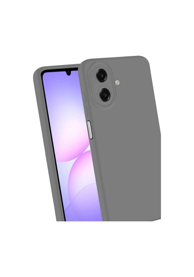 Samsung Samsung Uyumlu Galaxy A07 4g First Silikon - Gri